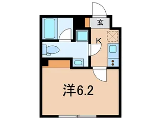 Happy Valley品川西大井【4階】の間取り