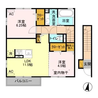 リノ B【2階】の間取り