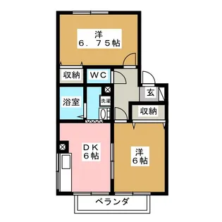 El duo・Apis A【1階】の間取り