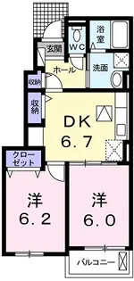 SchonGarten【1階】の間取り