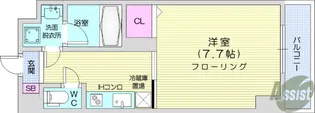 グラン・シェーヌ八幡【2階】の間取り