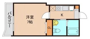 ピアンタ鬼越【1階】の間取り