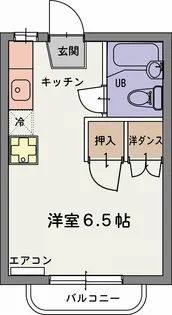 カーサうべA【2階】の間取り