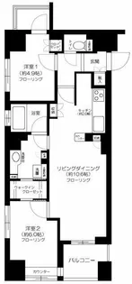 プレミスト日本橋浜町リデアル【9階】の間取り