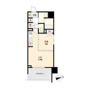 HF仙台長町レジデンス【3階】の間取り