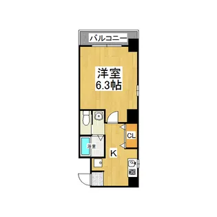サンローゼIII【4階】の間取り