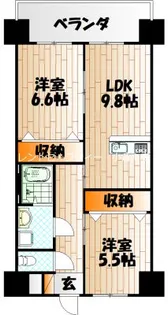 リード真鶴【6階】の間取り