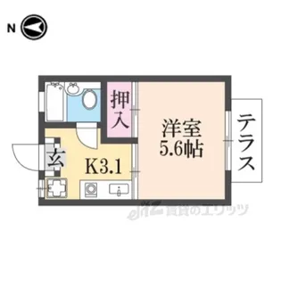 ハイツプチ8【1階】の間取り