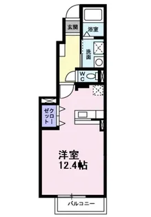 クリスタルブライト【1階】の間取り