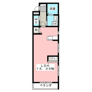 ル・リオン山手【3階】の間取り