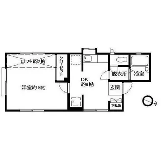 ラメール用賀【3階】の間取り