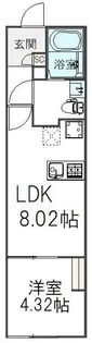 ヴランドール葛西【3階】の間取り