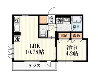 gradito 欅 II【1階】の間取り