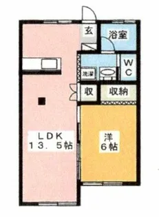 THE TERRACE秦野【1階】の間取り