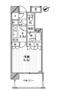 ライオンズシティ白金高輪【7階】の間取り