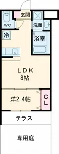 リアコート千里丘2NORTH【1階】の間取り