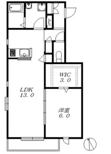 トレッフル【4階】の間取り
