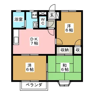 アネックス寺澤【1階】の間取り