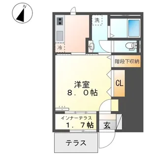 ノーブル・フジ【1階】の間取り