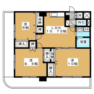 アルティザ松本【7階】の間取り