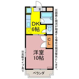 メゾンドプラージュ【2階】の間取り
