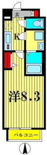 AR向島【9階】の間取り