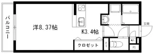 グランストーク住吉【3階】の間取り