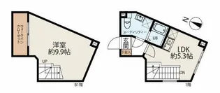 Y’s Court Akabane【1階】の間取り