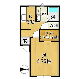 くまのハウス【2階】の間取り