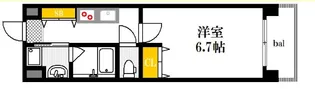 ISI BLDG FUNAIRI【10階】の間取り