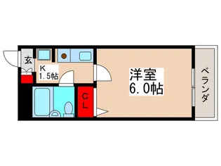 ガ-デンヒルズ中山【2階】の間取り