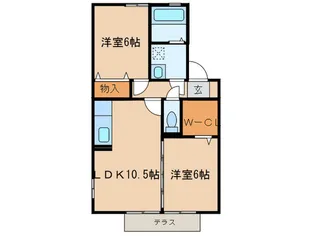 グラン・シャリオ【1階】の間取り