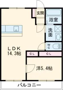 エル浅井【1階】の間取り