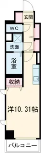 ラミューズ宇都宮【5階】の間取り