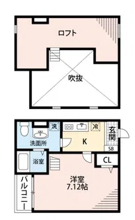 パルティーレ【2階】の間取り
