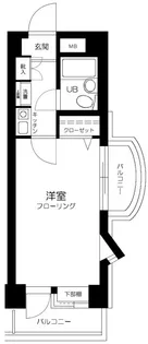 ブランシェ池袋【2階】の間取り
