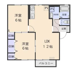 ビューシティーTADA【1階】の間取り