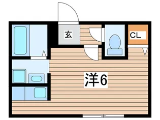 第2川田ハイツ【2階】の間取り