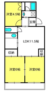 メゾン・松本【2階】の間取り