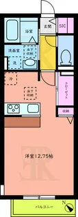 ル・パルテール【1階】の間取り