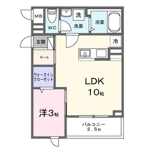 Liaつくば【3階】の間取り