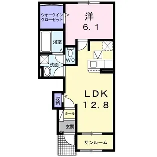 コンフォ―ル【1階】の間取り