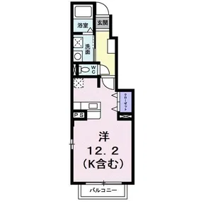 マウイ ブラン【1階】の間取り