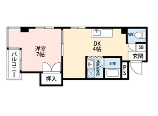 二の宮プラス【3階】の間取り