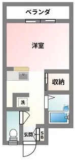 カーサフェリーニ【6階】の間取り