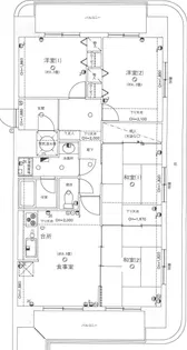 ライオンズマンション長岡【6階】の間取り