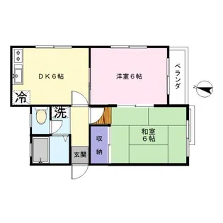 ロイヤルシャート【1階】の間取り