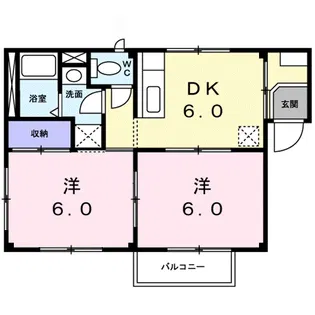 コンフォートフォレスト【2階】の間取り