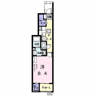 サクセスKIII【1階】の間取り