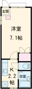 フローラ新小岩【1階】の間取り